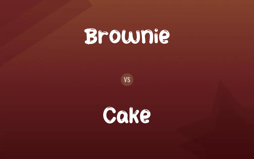 Brownie vs. Cake