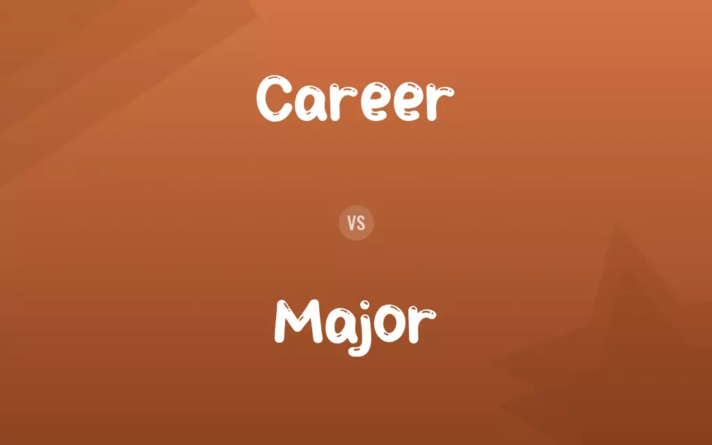 Career vs. Major