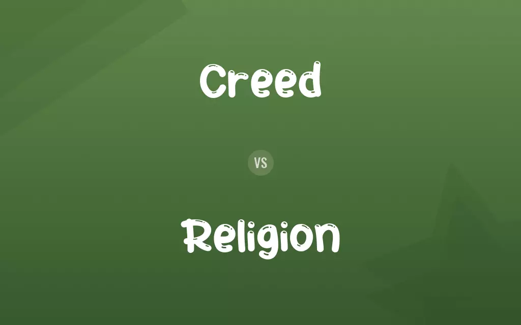 Creed vs. Religion