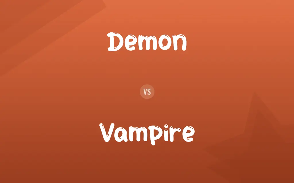 Demon vs. Vampire