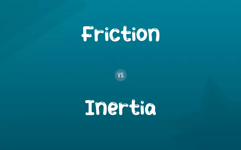 Friction vs. Inertia
