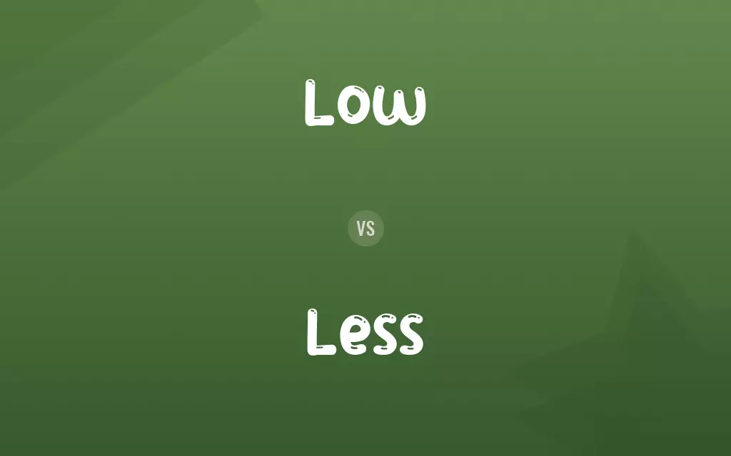 Low vs. Less