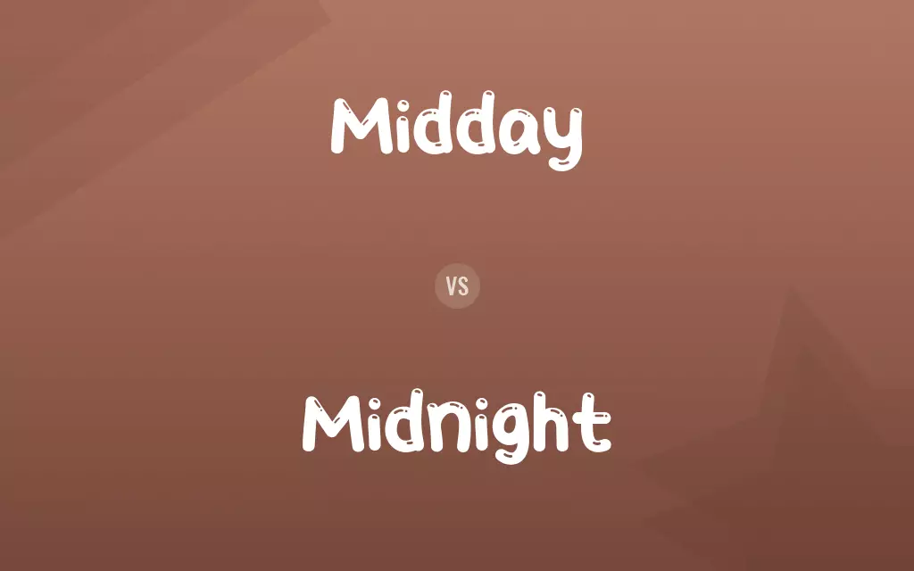 Midday vs. Midnight