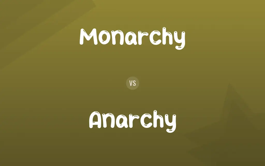 Monarchy vs. Anarchy