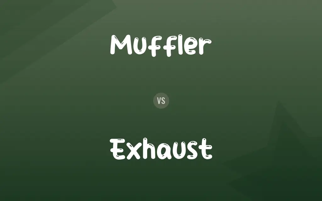 Muffler vs. Exhaust