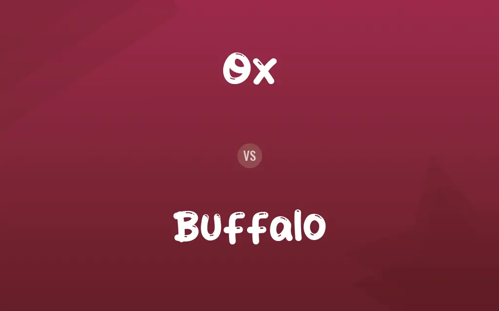 Ox vs. Buffalo