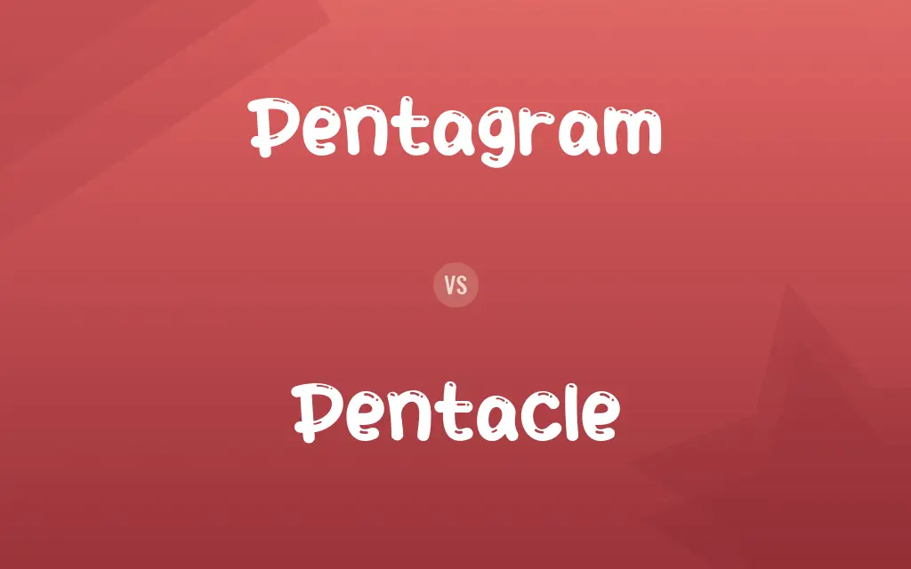 Pentagram vs. Pentacle