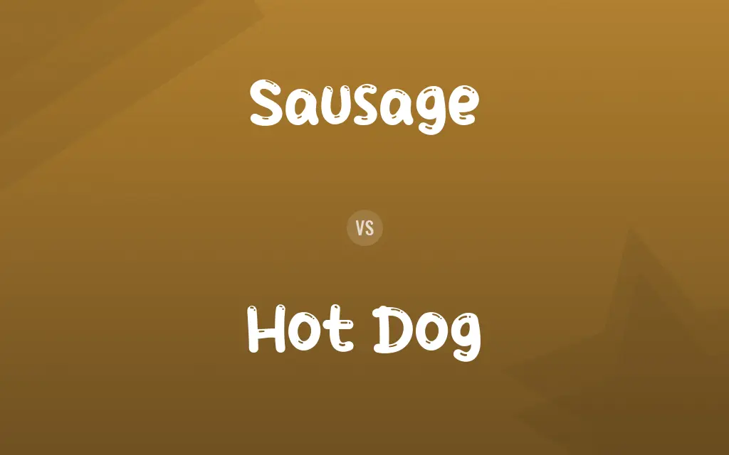 Sausage vs. Hot Dog