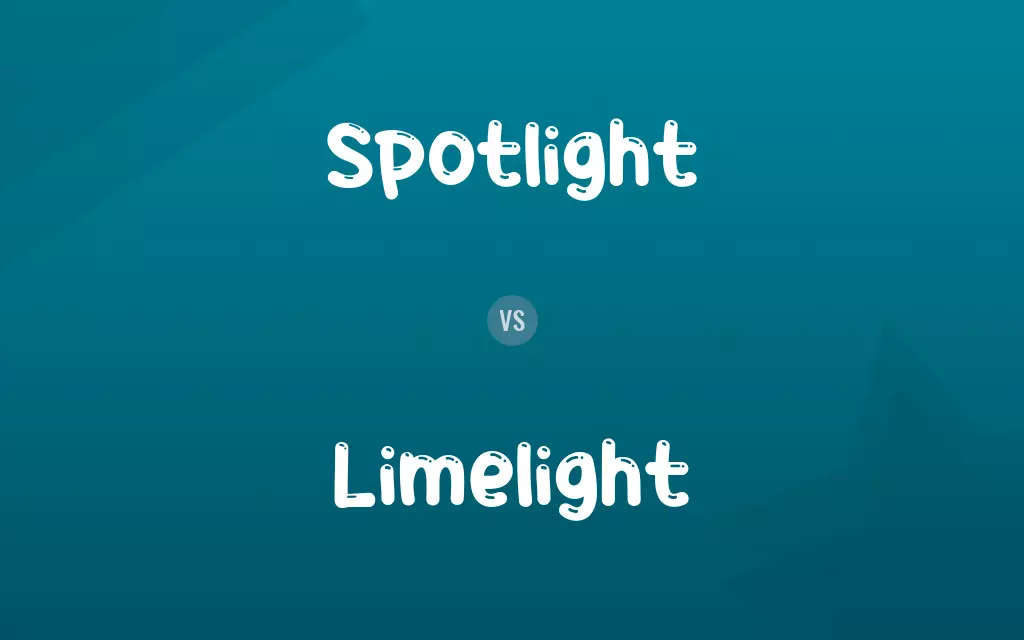 Spotlight vs. Limelight