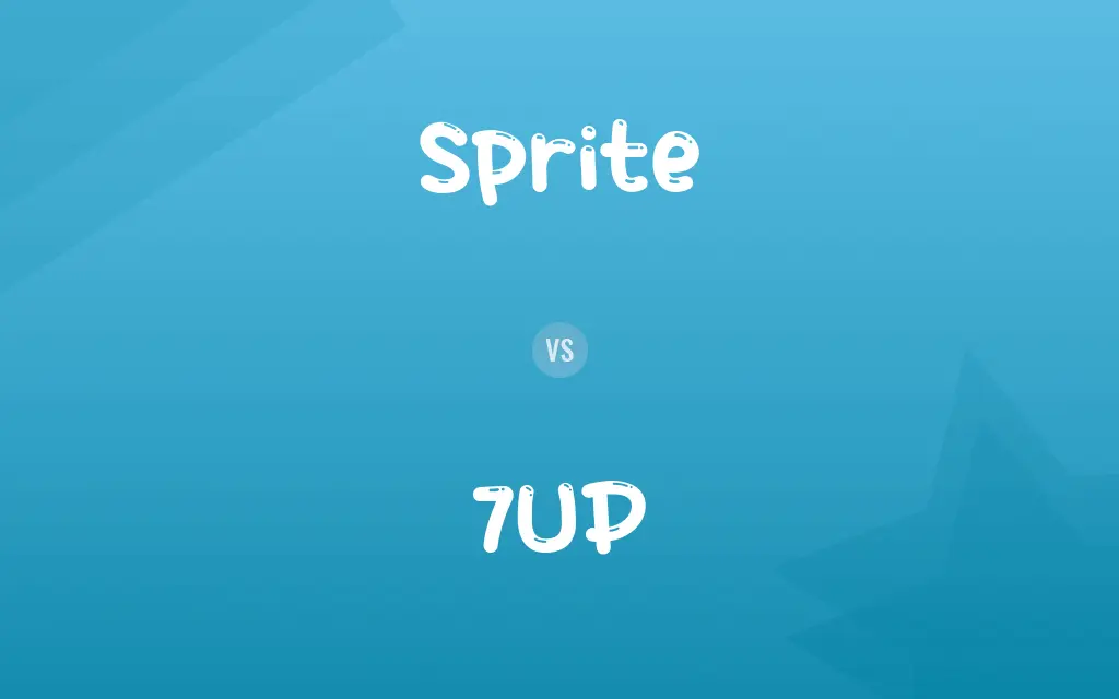 Sprite vs. 7UP