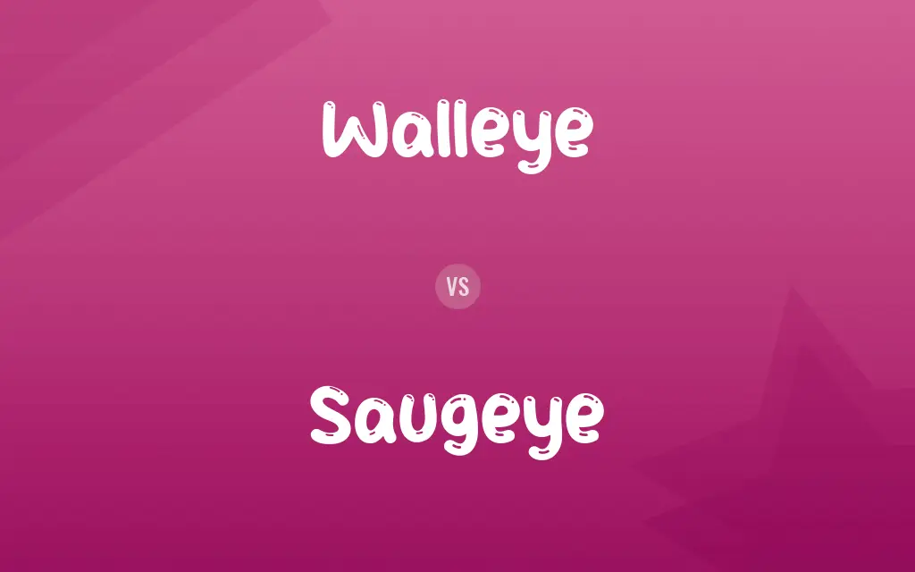 Walleye vs. Saugeye