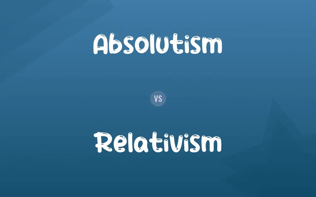 Absolutism vs. Relativism