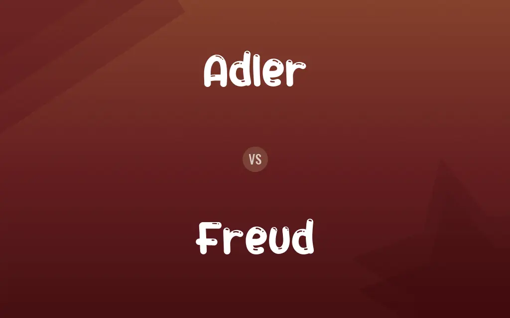 Adler vs. Freud