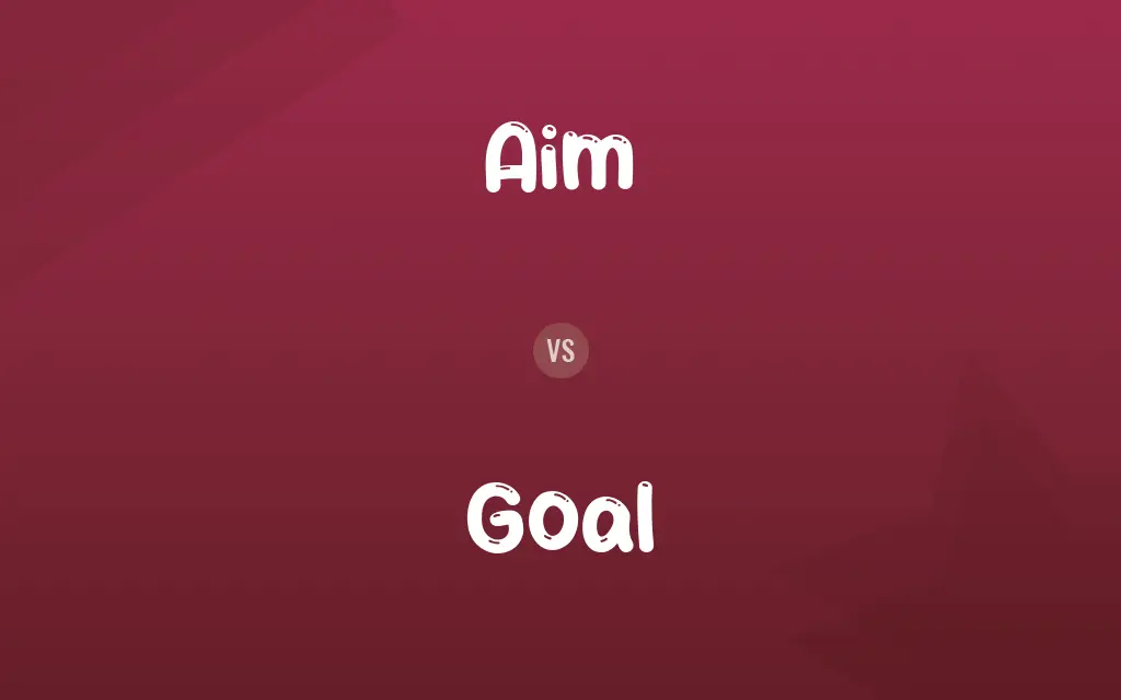 Aim vs. Goal