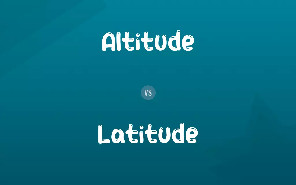 Altitude vs. Latitude
