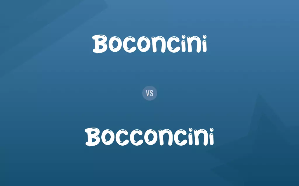 Boconcini vs. Bocconcini