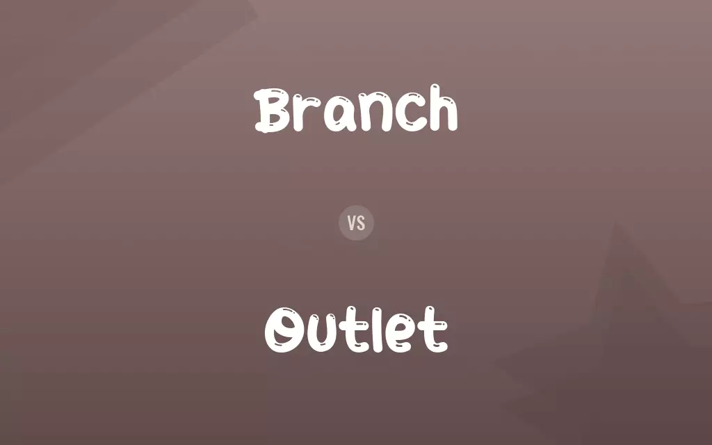 Branch vs. Outlet
