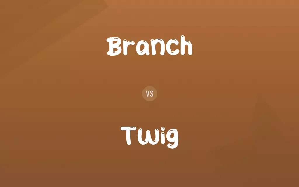 Branch vs. Twig