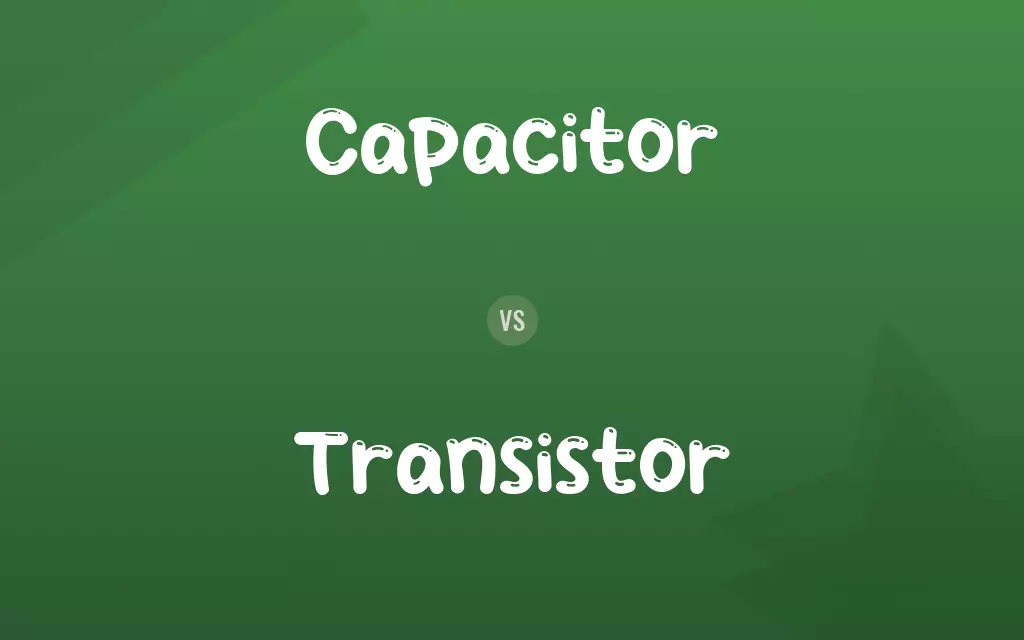 Capacitor vs. Transistor