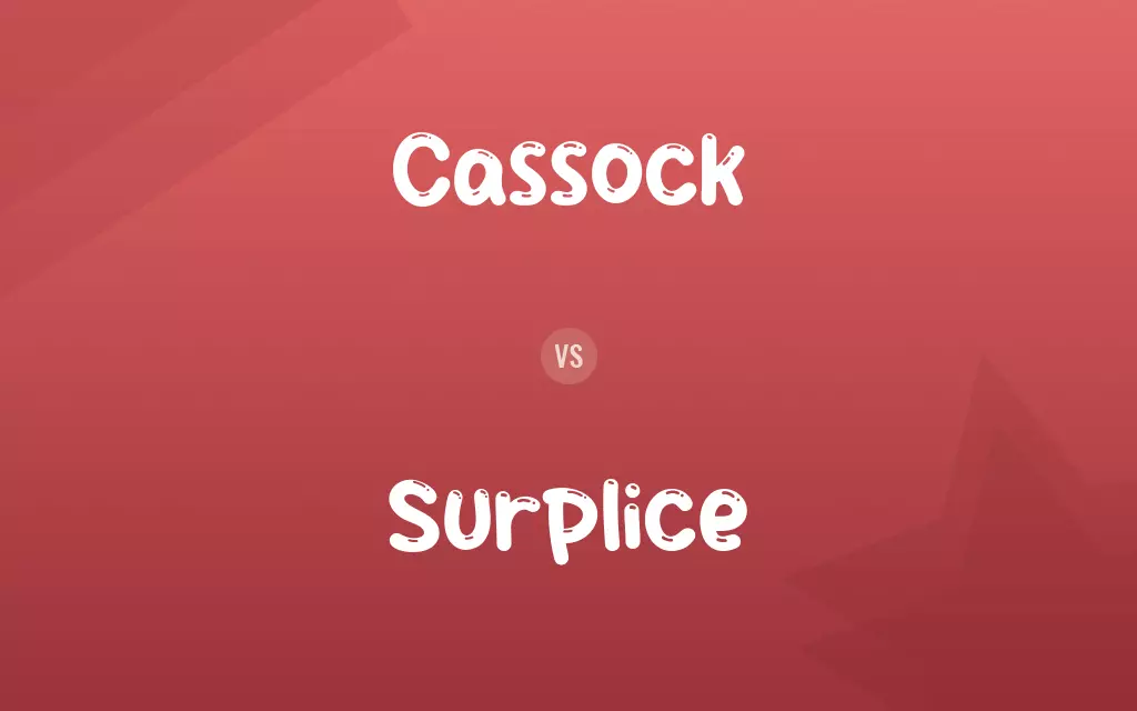 Cassock vs. Surplice