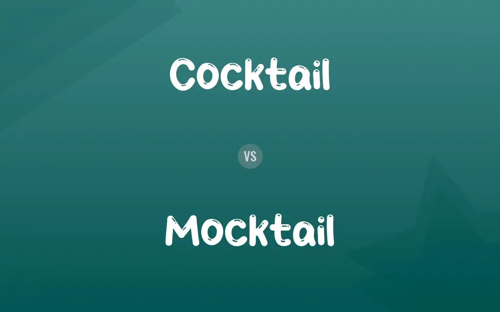 Cocktail vs. Mocktail