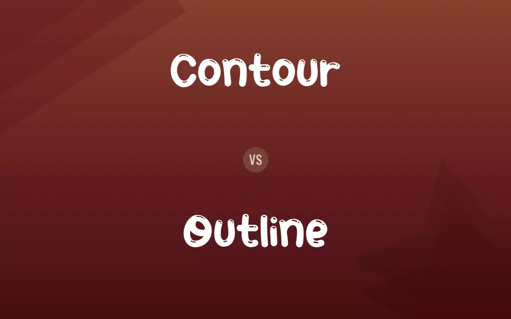 Contour vs. Outline