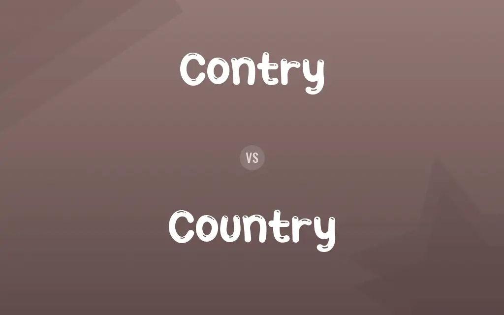 Contry vs. Country