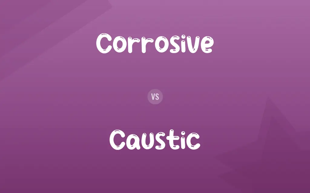 Corrosive vs. Caustic