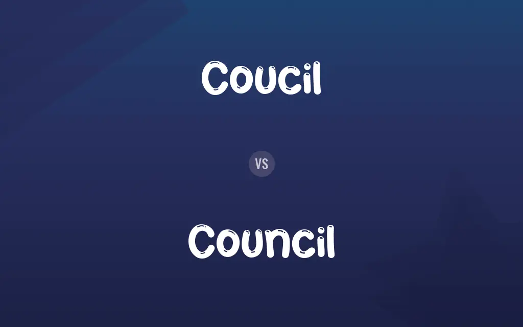 Coucil vs. Council