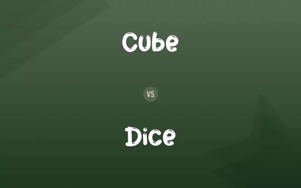 Cube vs. Dice