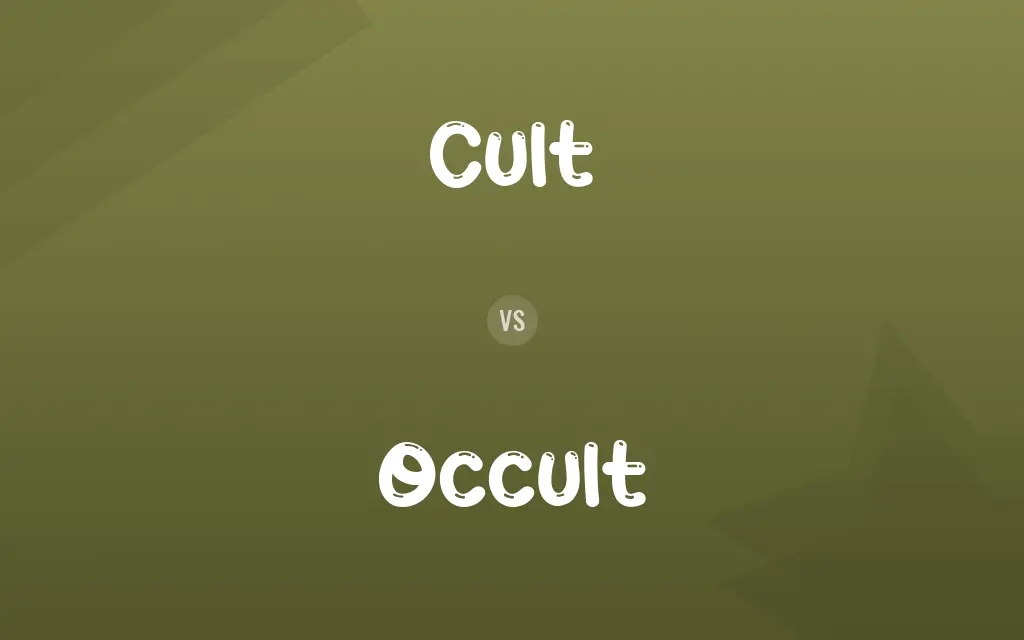 Cult vs. Occult