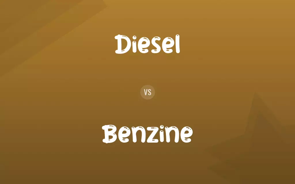 Diesel vs. Benzine