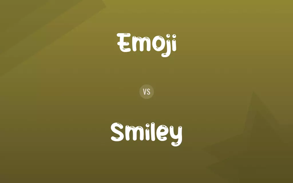 Emoji vs. Smiley