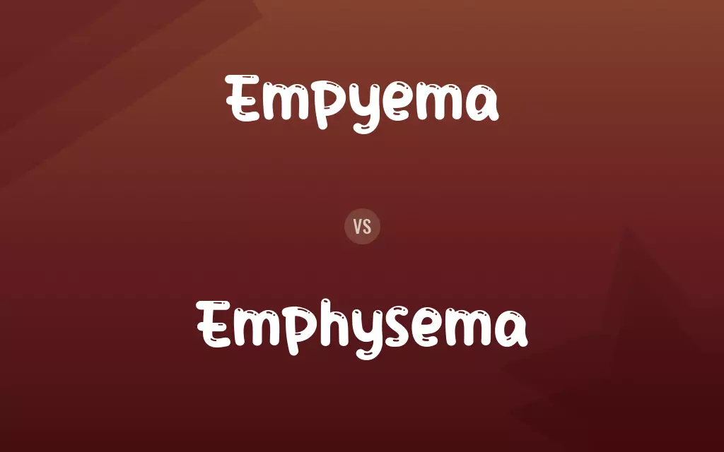 Empyema vs. Emphysema
