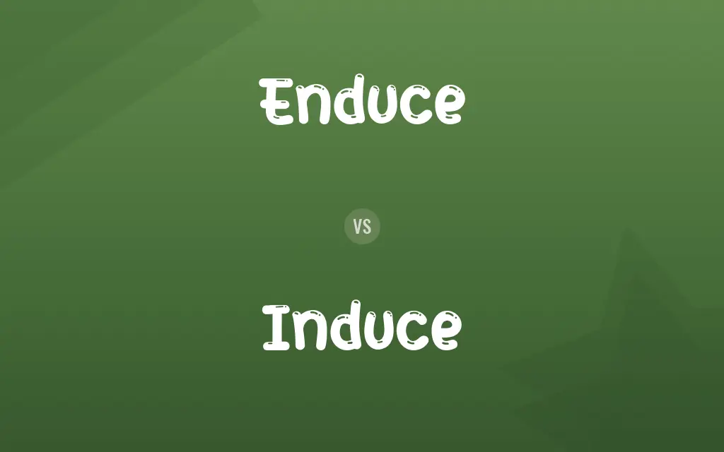 Enduce vs. Induce