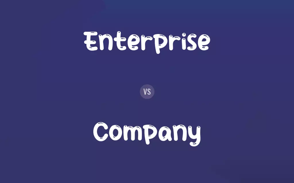 Enterprise vs. Company