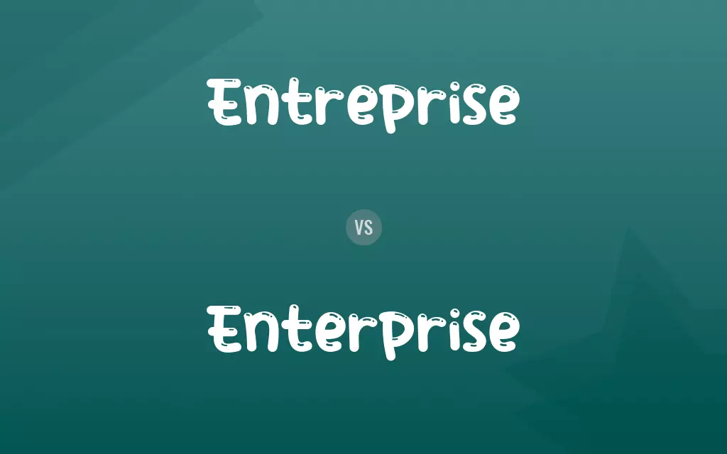 Entreprise vs. Enterprise
