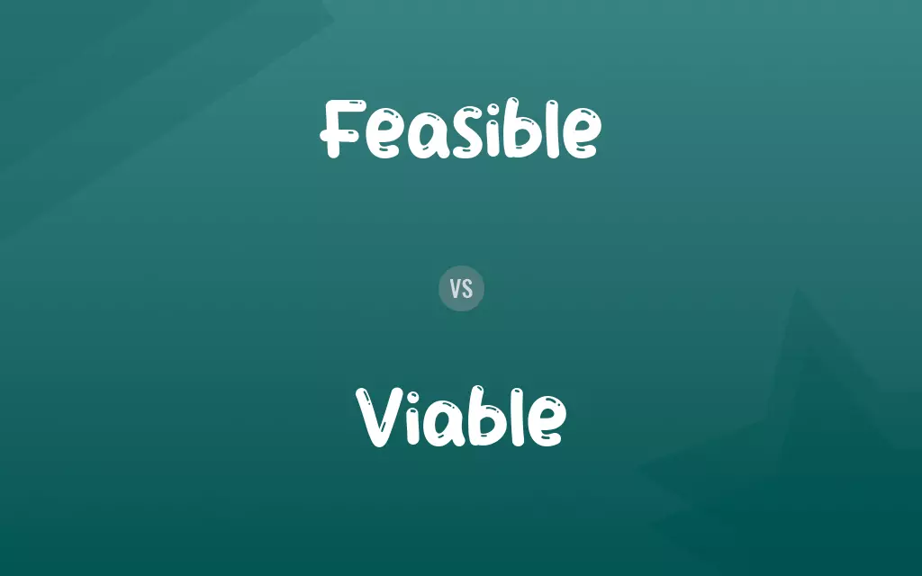 Feasible vs. Viable