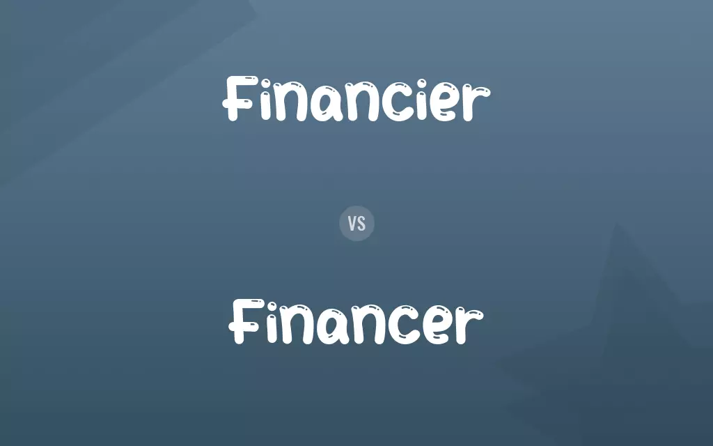 Financier vs. Financer