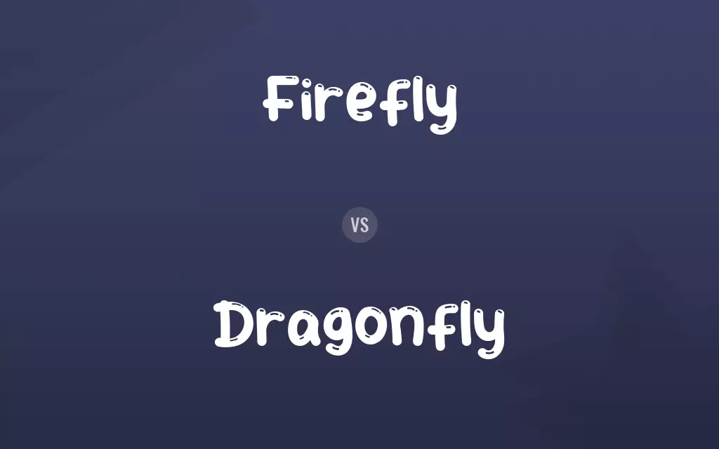 Firefly vs. Dragonfly