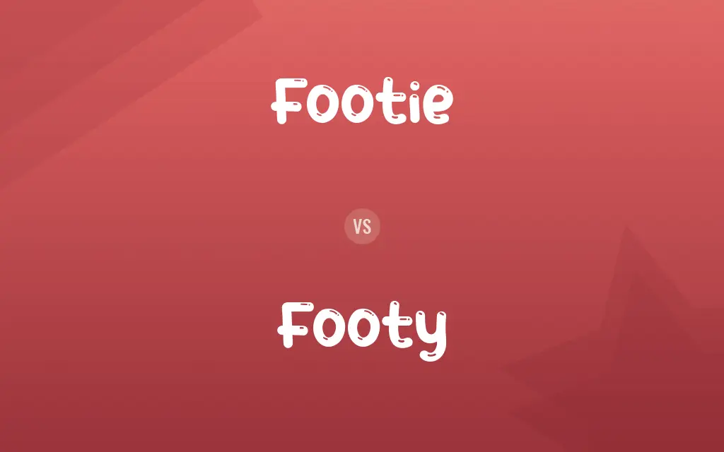 Footie vs. Footy