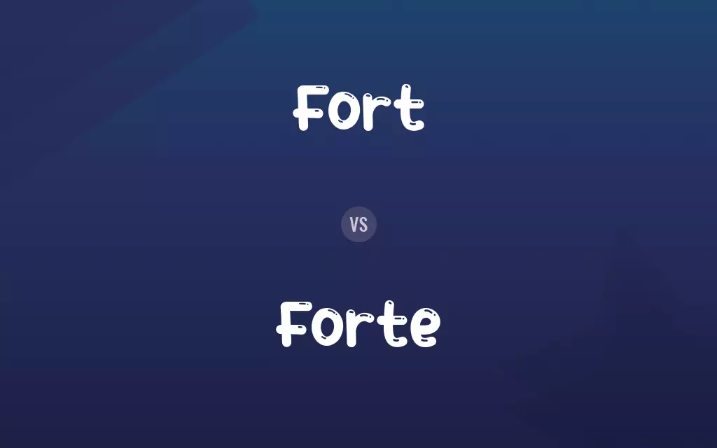 Fort vs. Forte