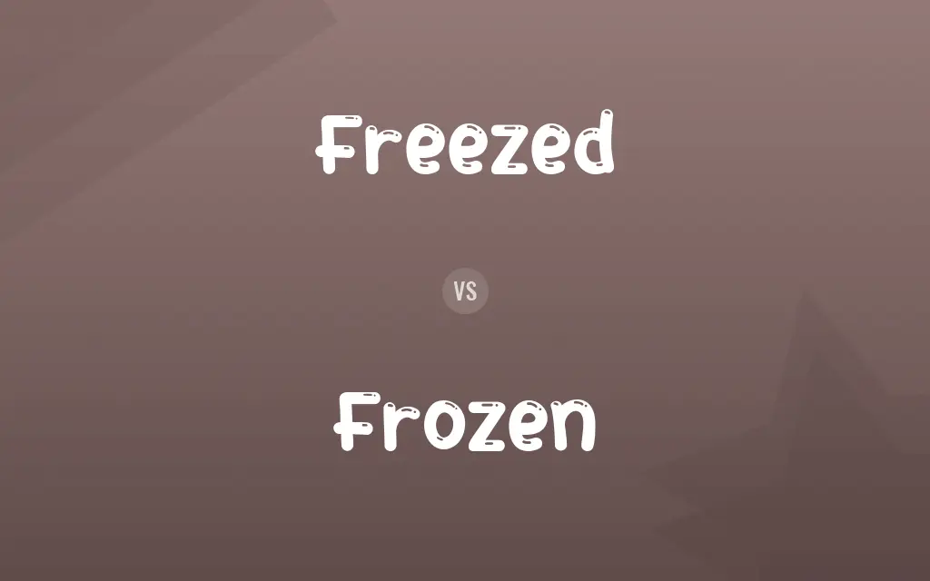 Freezed vs. Frozen