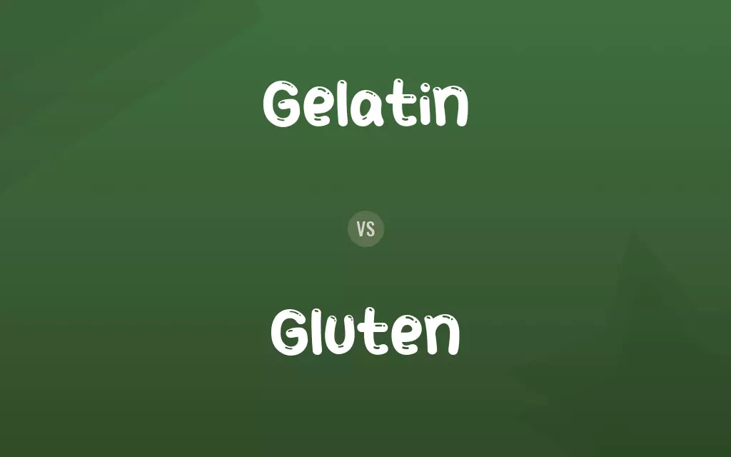 Gelatin vs. Gluten