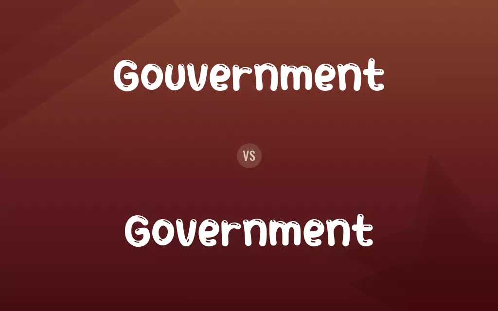 Gouvernment vs. Government
