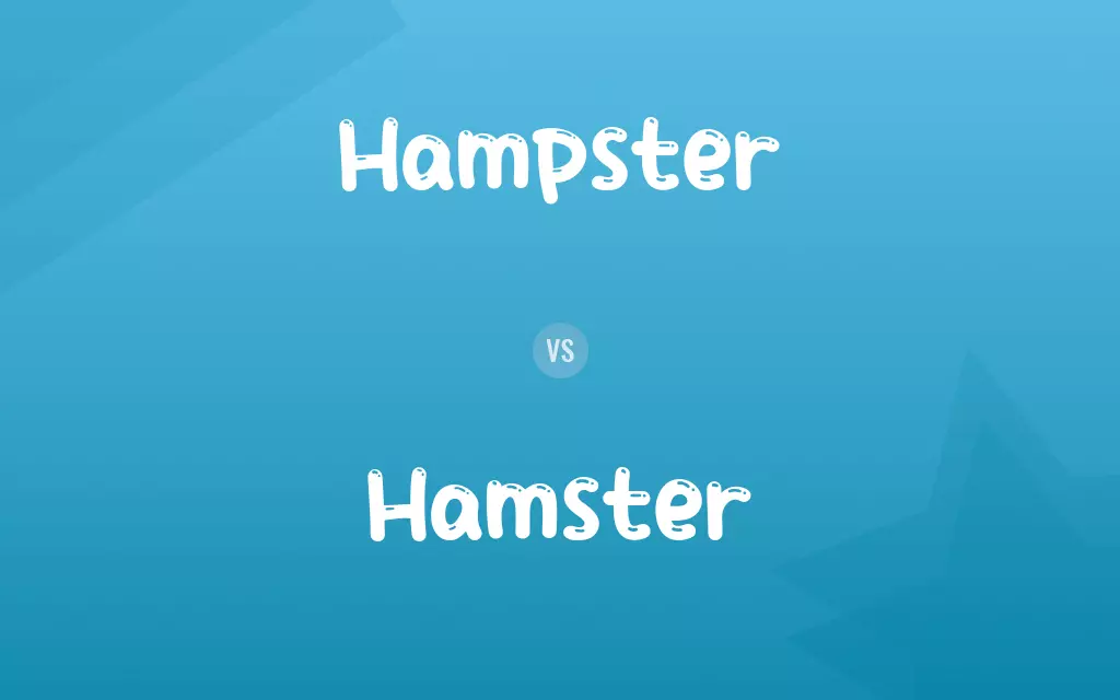 Hampster vs. Hamster