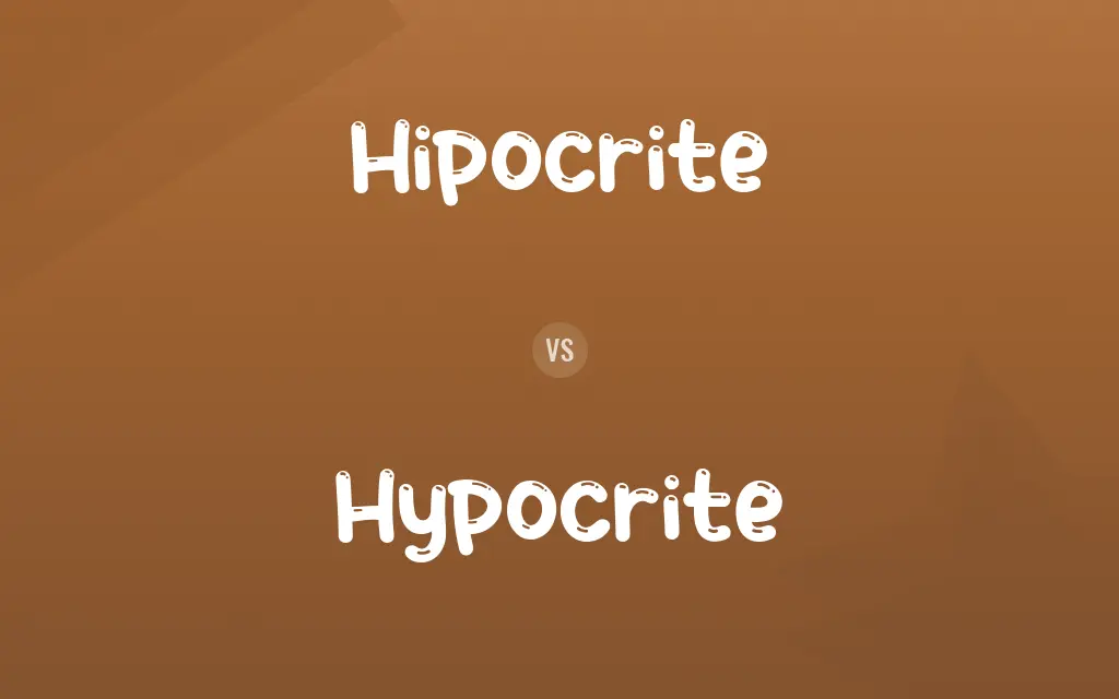 Hipocrite vs. Hypocrite