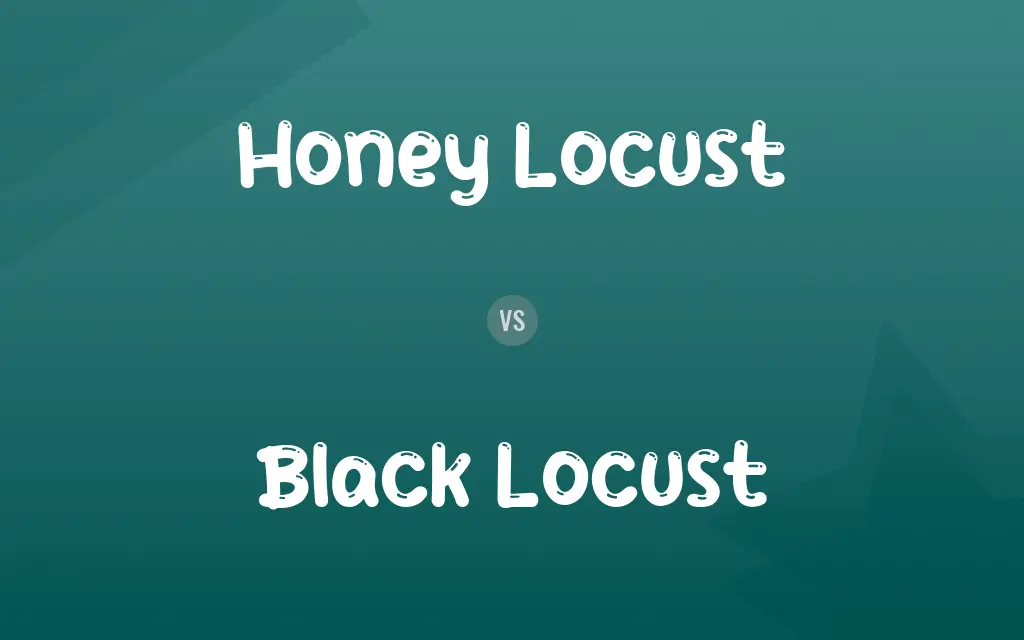 Honey Locust vs. Black Locust