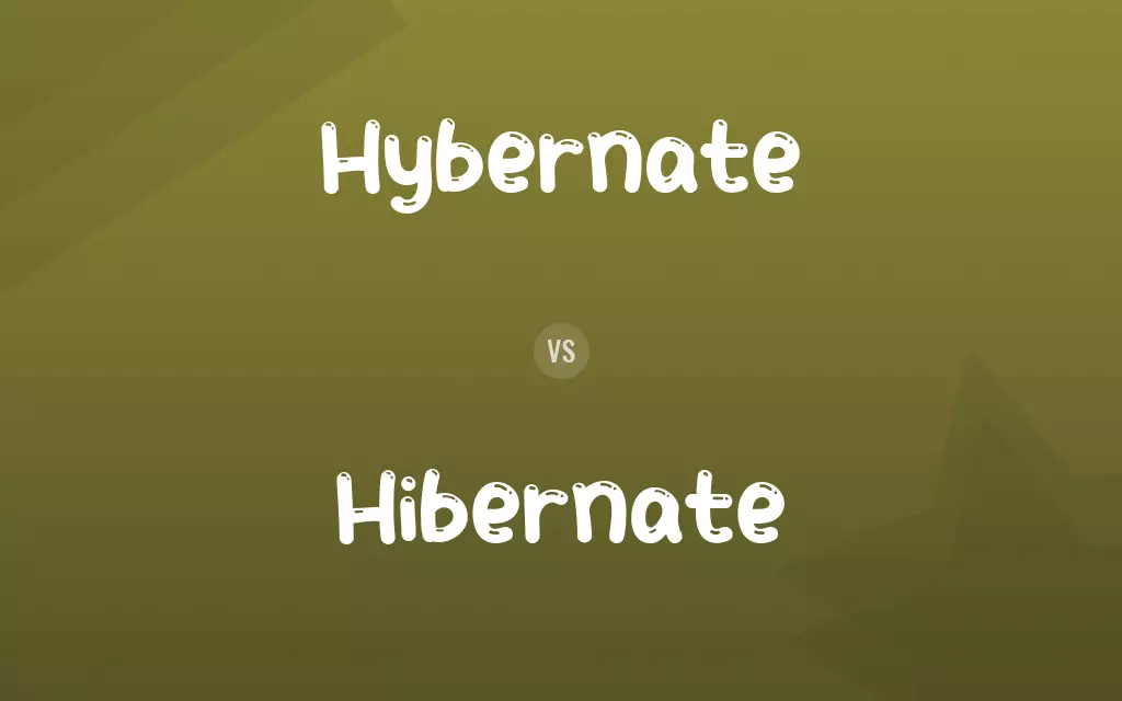 Hybernate vs. Hibernate
