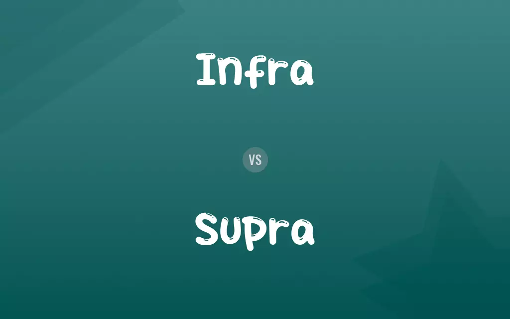 Infra vs. Supra